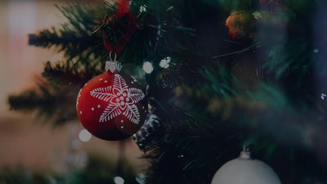 Fir christmas balls