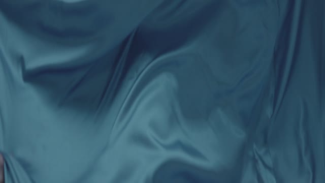 Blue waves fabric
