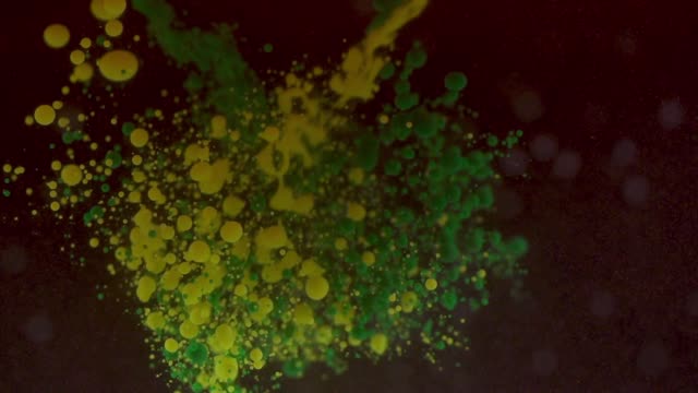 Yellow green oil