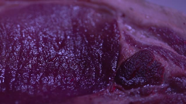 Raw flesh up close