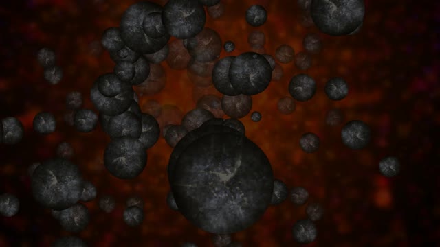 Fire embers volcano