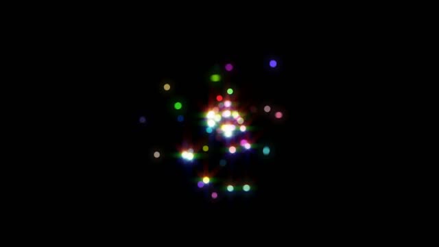 Particles universe colors