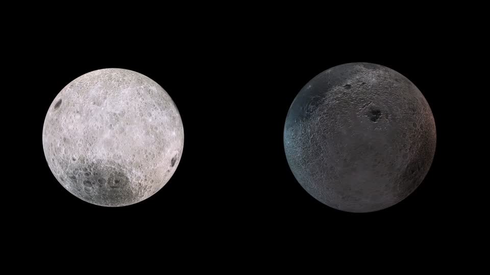 Moon screen green screen