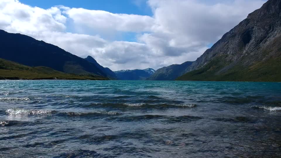 River mountains bridge