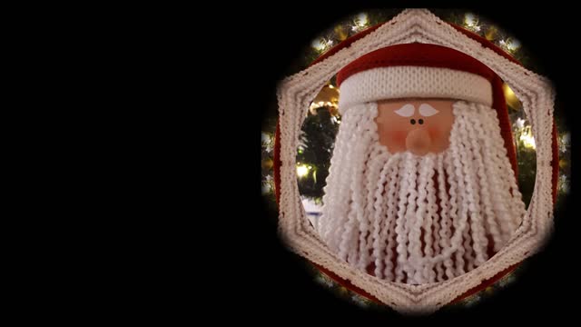 Christmas santa claus christmas card