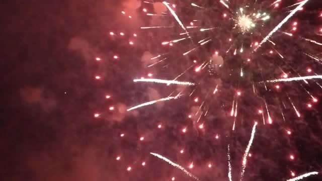Fireworks show new year's eve
