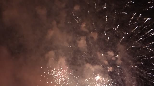 Fireworks show new year's eve