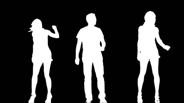 Dance woman man