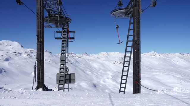 Drag lift lift to ski
