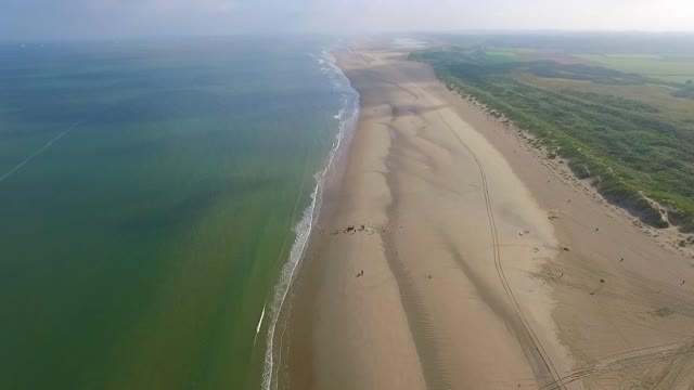 Beach coast clouds
