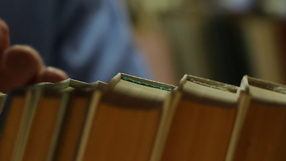 Close-up books choice
