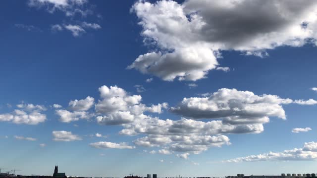 Sky plane clouds
