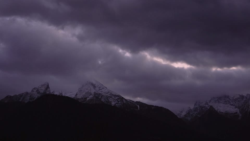 Watzmann time lapse mountains