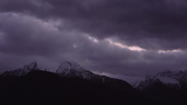 Watzmann time lapse mountains