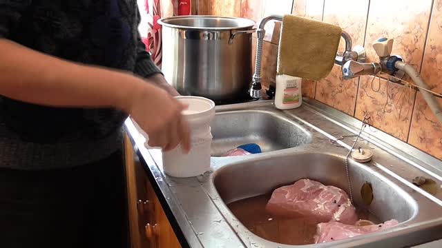 Ham meat food