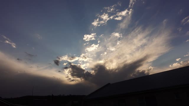 Clouds sky sunset