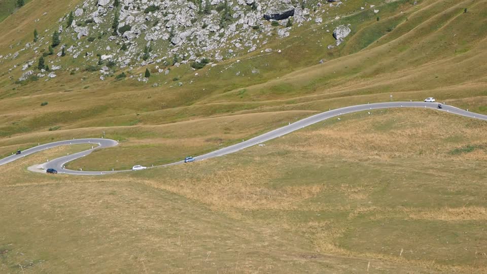 Passo di giau mountain pass pass road