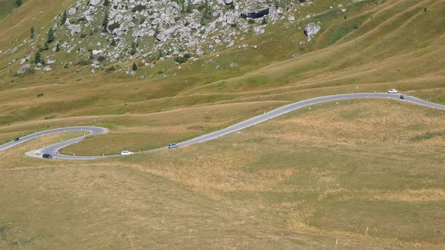 Passo di giau mountain pass pass road