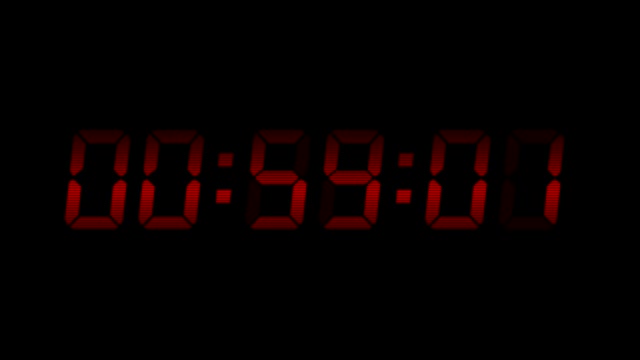 Countdown timer digital