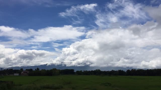 Sky summer landscape