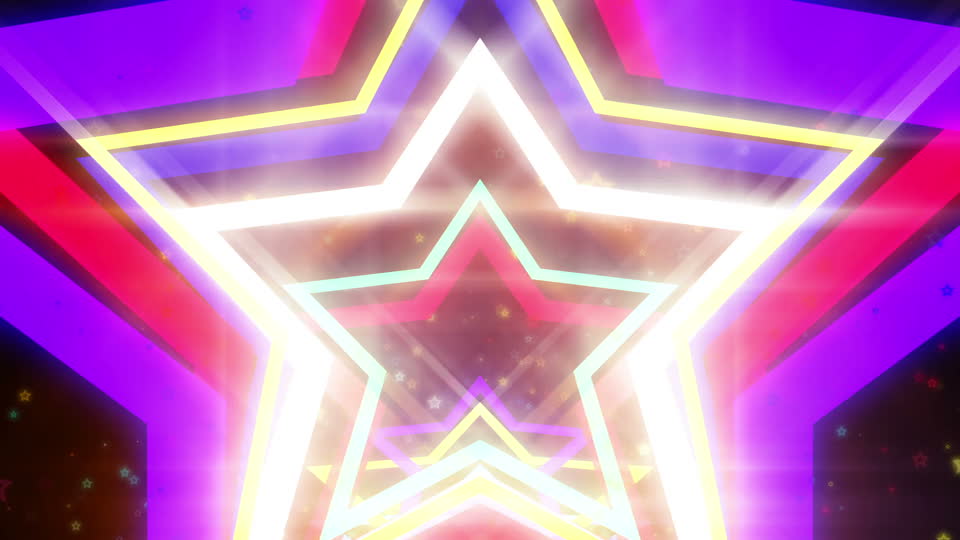 Flashing stars disco