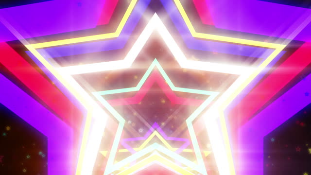 Flashing stars disco