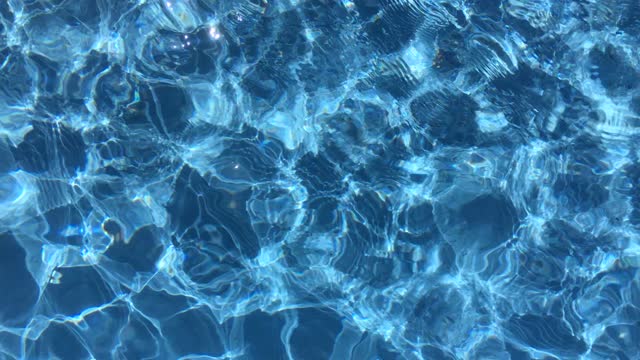 Pool water ripples