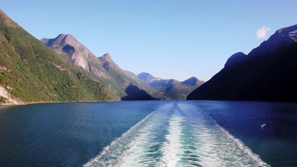 Norway ship travel fjord