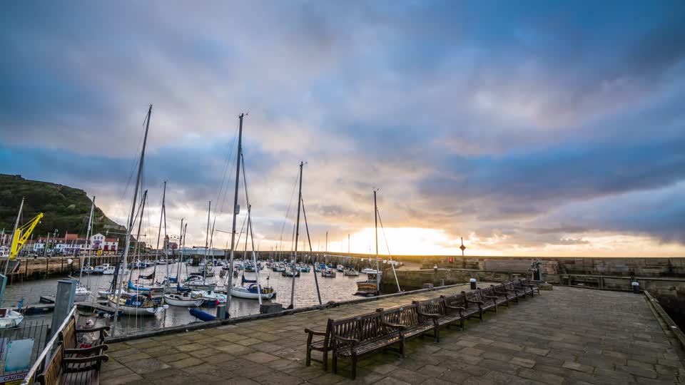 Scarborough sunrise seascape