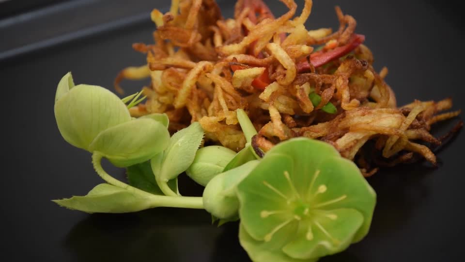 Chinese spicy fries food