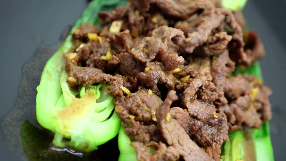 Beef stir fry food