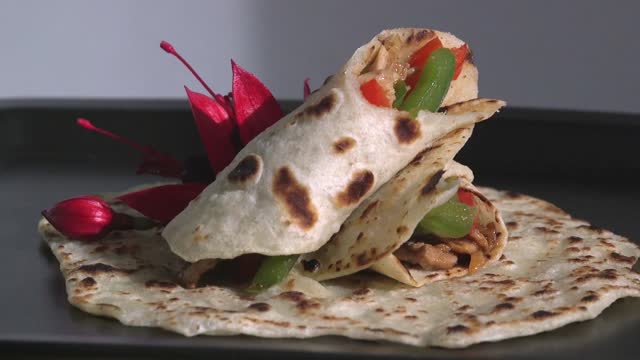 Pancake wrap food