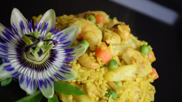 Stir-fry rice food