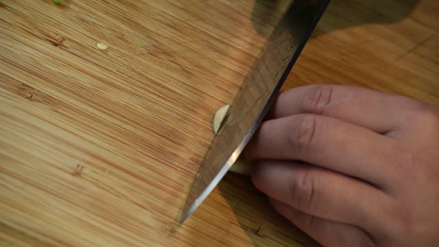 Chop herbs food