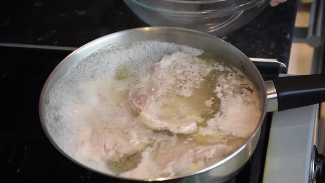 Cooking honey pork