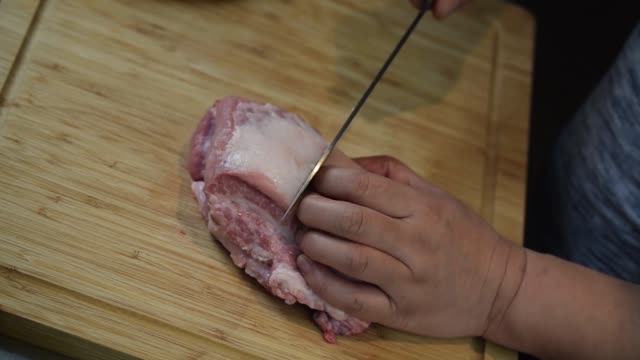Pork cook meat