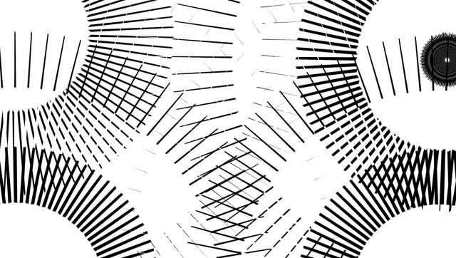 Kaleidoscope pattern ornament