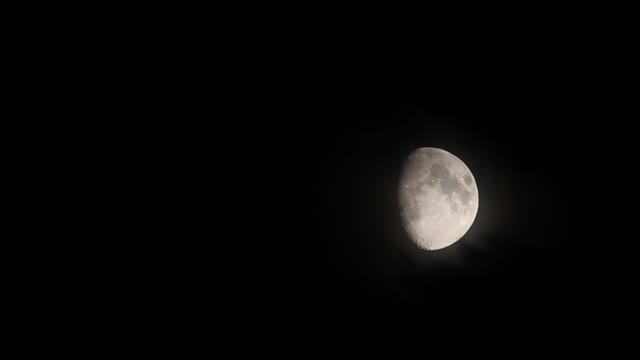 A month night clouds