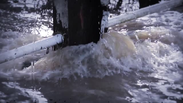 Water flow flowing