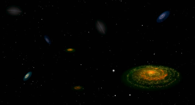 Galaxy milky way sky