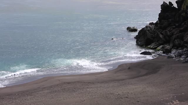 Beach secluded sand