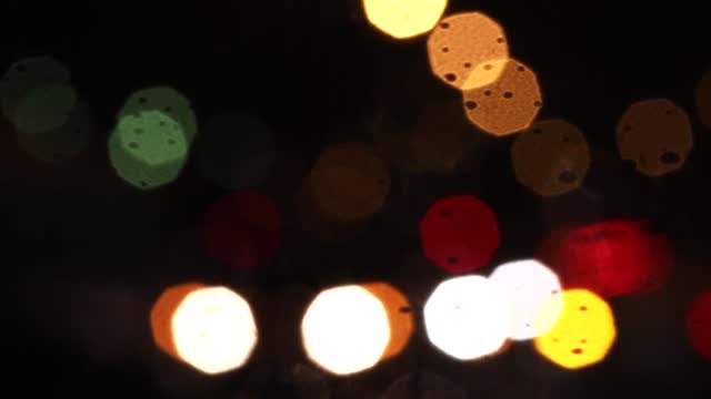 Lights bokeh blur
