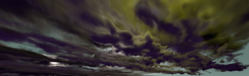 Thunderstorm lightning clouds