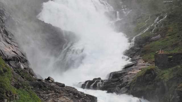Waterfall water landscape