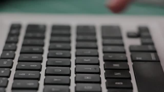 Keyboard typing writing