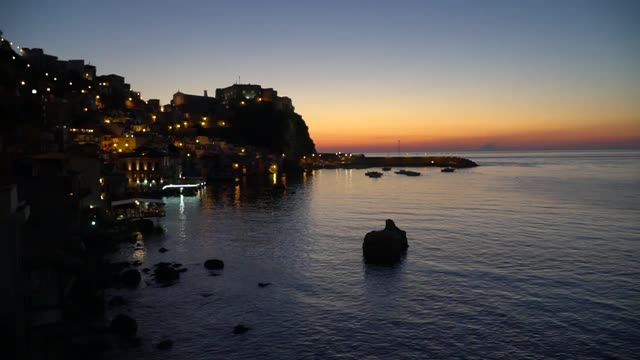 Sea evening romantic