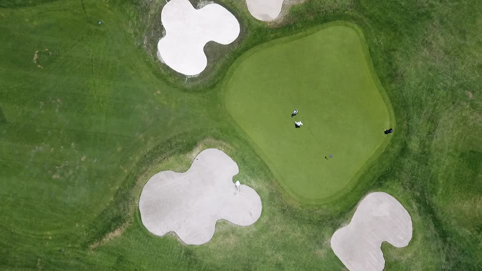 Golfing sports golfers