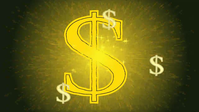 Dollar sign money finances