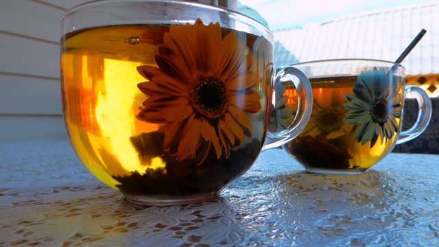 Two cups of tea a cup of tea tea