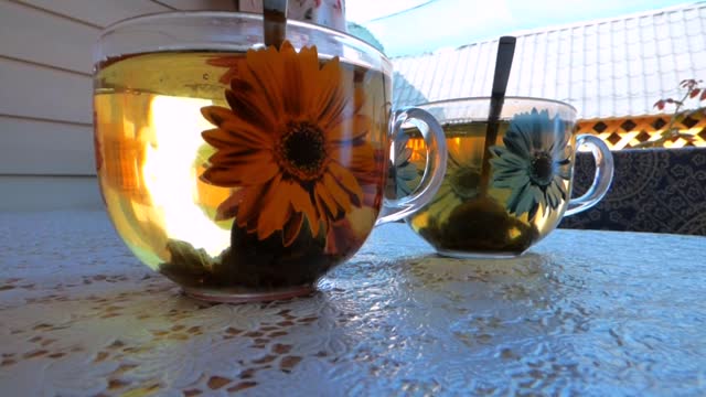 Two cups of tea a cup of tea tea